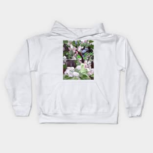 Apple Blossoms Kids Hoodie